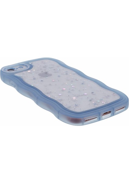 Apple iPhone 7/8 Için Jtw Serisi (Case Glitter Stars Wavy Edge Tpu Kapak-Mavi (Yurt Dışından) indirimleri