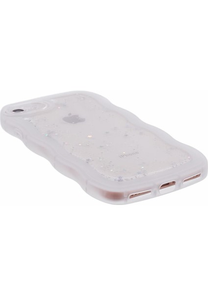 Apple iPhone 7/8 Için Jtw Serisi (Case Glitter Stars Wavy Edge Tpu Kapak-Beyaz (Yurt Dışından) indirimleri