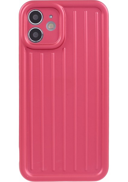 Apple iPhone 11 Vaka 3D Çizgili Desen Imd Tpu Anti-Drop Telefon Kapak-Rose (Yurt Dışından)