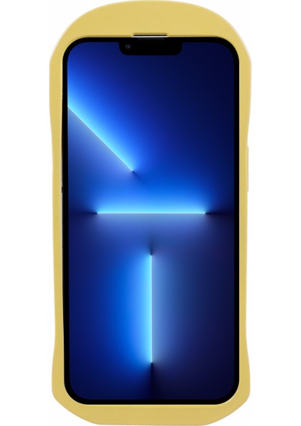 Apple iPhone 13 Pro Case Kickstand Spor Araba Şekeri Kişiselleştirilmiş Telefon Kapağına Sarı (Yurt Dışından)