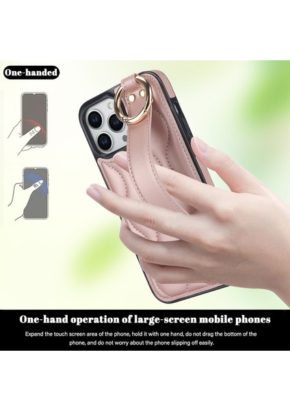 Apple iPhone 12 Pro Koruyucu Vaka Dalga Potu Pu+Tpu Kickstand Telefon Kapak Golü Altın (Yurt Dışından)