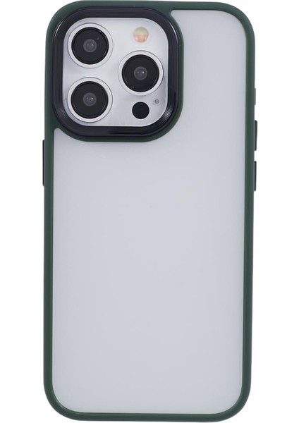 Fulexin Tpu+Akrilik Kabuk Apple iPhone 15 Pro Max Max Anti-Fall Telefon Kılıfı Cilt Touch Sırt Kapak Yeşili (Yurt Dışından) modelleri