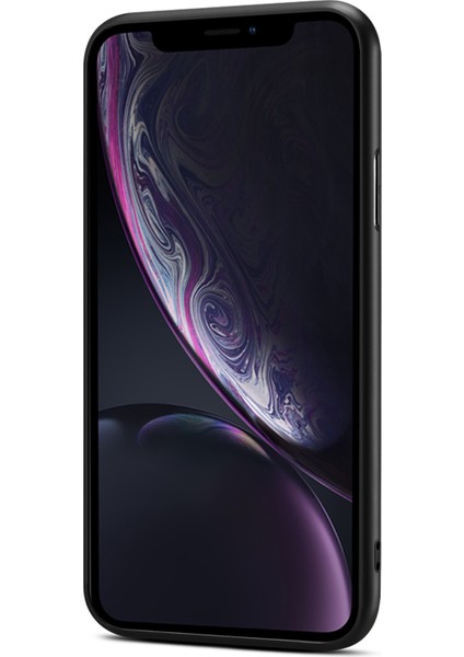 Apple iPhone Xs Için 5.8 Inç/x Geri Kılıf Pc+Tpu+Pu Deri Buzağı Dokusu Akıllı Telefon Kapak-Orange (Yurt Dışından)
