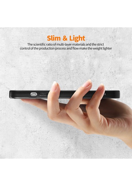 Apple iPhone 14 Plus Içintelefon Kapağı Plus Yüksek Alüminyum Silicon Cam Film Mavisi ile Karbon Fiber Deri+Pc Kılıfı (Yurt Dışından)