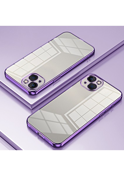Apple iPhone 13 Şok Geçirmez Kasa Elektro-Örtü Tpu Telefon Kapak-Mor (Yurt Dışından) indirimleri