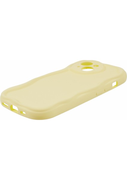 Apple iPhone 14 Plus Case Için Ka Candyed Candy Rengi Scratch-Proof Telefon Tpu Cover-Sarı (Yurt Dışından)