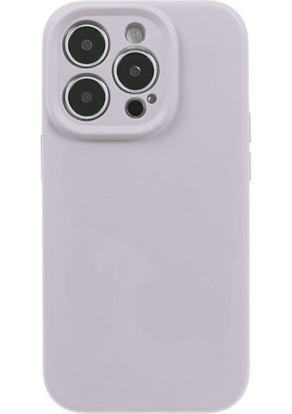 Apple iPhone 13 Pro 6.1 Inç Çizik Anti-Çizik Sıvı Silikon+Pc Telefon Kapak Işık Mor (Yurt Dışından)