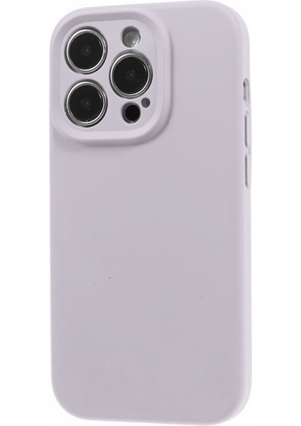 Apple iPhone 13 Pro 6.1 Inç Çizik Anti-Çizik Sıvı Silikon+Pc Telefon Kapak Işık Mor (Yurt Dışından)