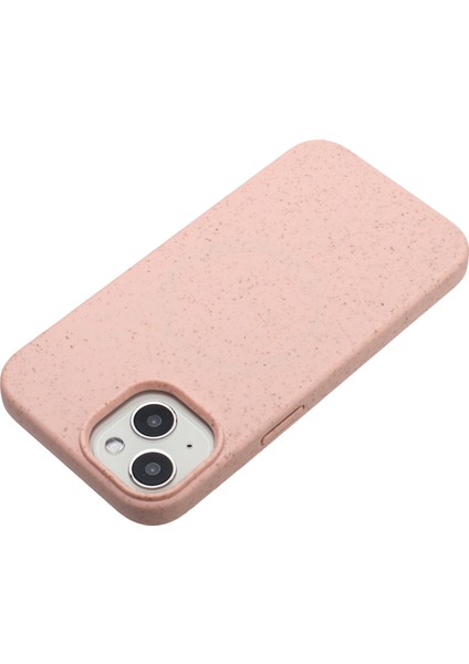 Apple iPhone 14 Plus Case Wheat Straw+Tpu Telefon Kapağı Magsafe-Pink ile Uyumlu (Yurt Dışından)