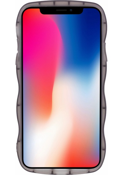 Apple iPhone 11 Için Jtw Serisi Tpu Case Glitter Stars Wavy Edge Koruyucu Telefon Kapak Black (Yurt Dışından)