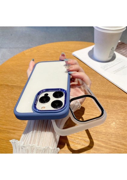 Apple iPhone 14 Pro Max Tpu+Pc Telefon Kılıfı Metal Lens Çerçevesi Şok Geçirmez Kapak Tüketim (Yurt Dışından) modelleri