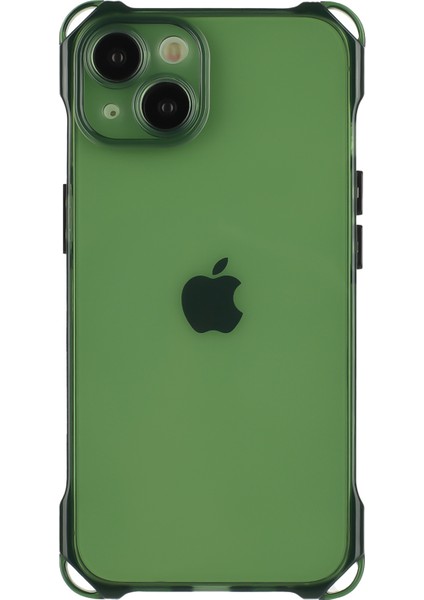 Apple iPhone 14 Plus Kasa Için Çizik Anti-Çizik Tpu Kapak Slim-Fit Cep Telefonu Kabuk-Ordu Yeşil (Yurt Dışından)