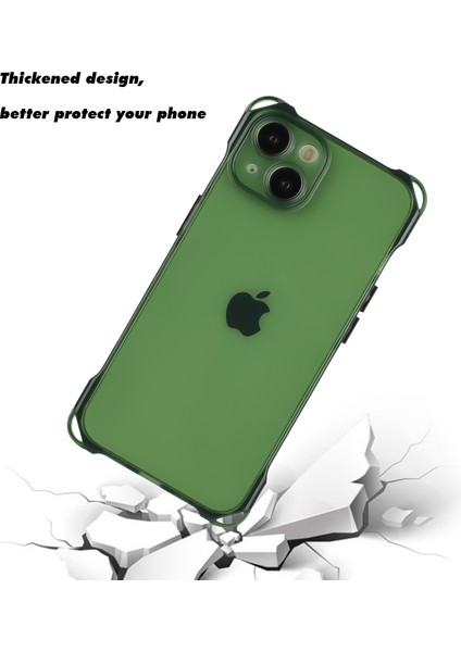 Apple iPhone 14 Plus Kasa Için Çizik Anti-Çizik Tpu Kapak Slim-Fit Cep Telefonu Kabuk-Ordu Yeşil (Yurt Dışından) fiyatları
