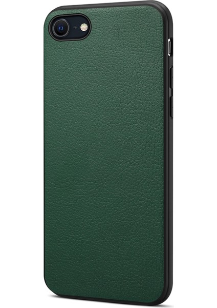 Apple iPhone 7 4.7 Inç/8 4.7 Inç Cep Telefonu Kılıf Buzağı Dokusu Pc+Tpu+Pu Deri Kapak Yeşili (Yurt Dışından) fırsatları