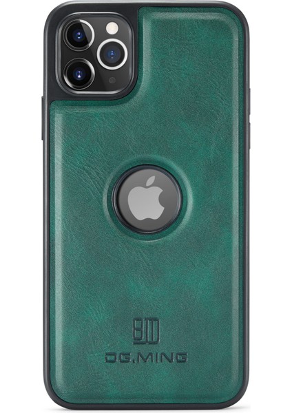 Apple iPhone 11 Pro Max Için Case Deri Kaplama Telefon Kapağı Kablosuz Şarj Yeşil (Yurt Dışından)