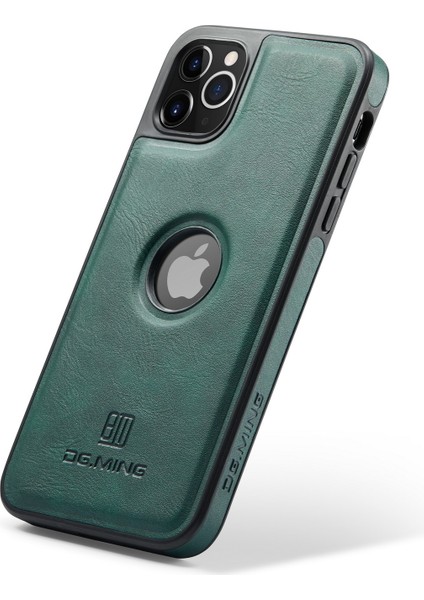 Apple iPhone 11 Pro Max Için Case Deri Kaplama Telefon Kapağı Kablosuz Şarj Yeşil (Yurt Dışından)