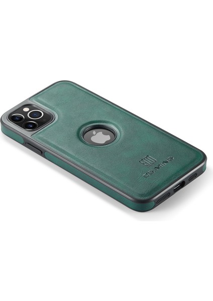 Apple iPhone 11 Pro Max Için Case Deri Kaplama Telefon Kapağı Kablosuz Şarj Yeşil (Yurt Dışından)