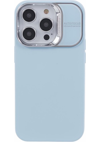 Apple iPhone 13 Pro 6.1 Inç Cep Telefonu Kılıf Bump Döyesi Sıvı Silikon Kapak Işık Mavi (Yurt Dışından)