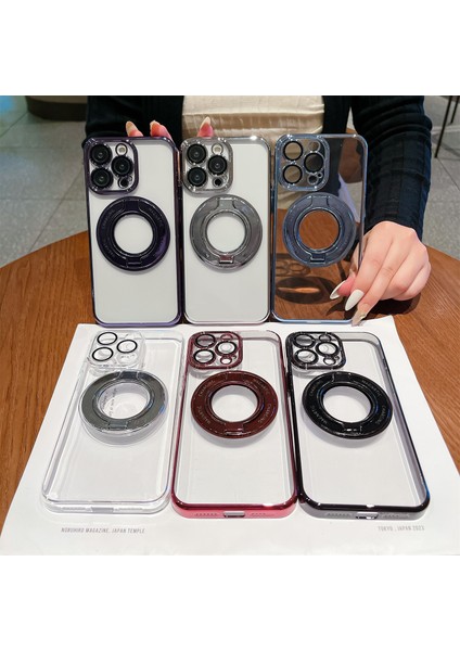 Magsafe ile Uyumlu Apple iPhone 13 Pro Için Film-Silver ile Magsafe ile Uyumlu Pc Telefon Kılıfı (Yurt Dışından)