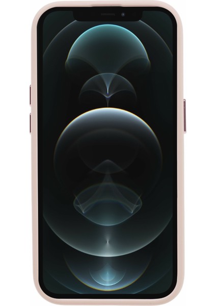 Apple iPhone 12/12 Pro 6.1 Inç Alüminyum Kamera Çerçevesi Sıvı Silikon+Pc Telefon Vaka-Pembe (Yurt Dışından) indirimleri