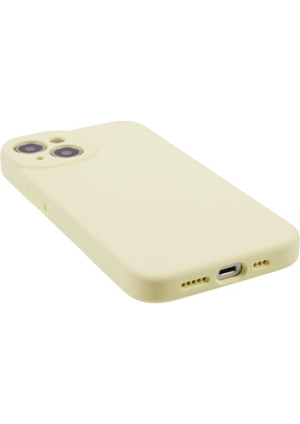 Apple iPhone 14 Plus Içinsıvı Silikon+Pc Telefon Kılıfı Plus Çizgiye Karşı Çizgiye Karşı Kesik Kesik Telefon Kapak Işık Sarı (Yurt Dışından) fırsatları