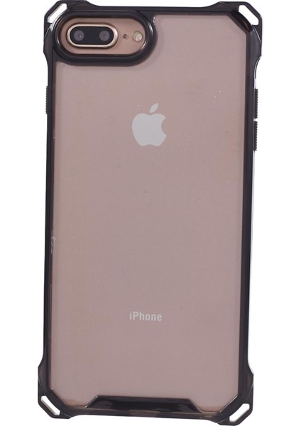 Apple iPhone 7 Plus/8 Plus/6 Plus/6s Plus Plus Case Four Corner Drop Anti-Drop Telefon Kapak Tespit Edici Siyah (Yurt Dışından)