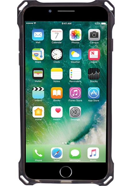 Apple iPhone 7 Plus/8 Plus/6 Plus/6s Plus Plus Case Four Corner Drop Anti-Drop Telefon Kapak Tespit Edici Siyah (Yurt Dışından)