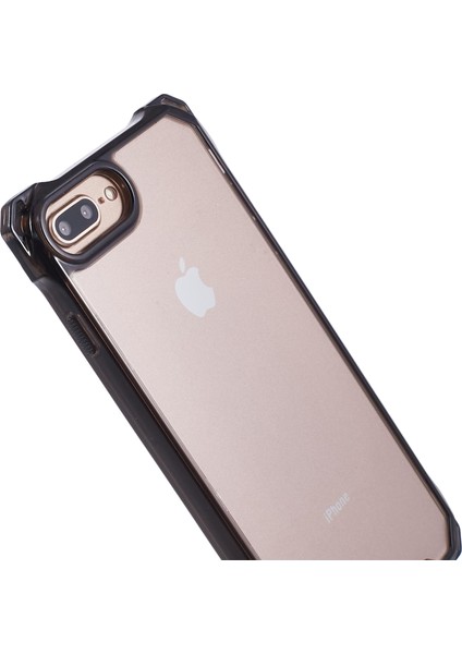 Apple iPhone 7 Plus/8 Plus/6 Plus/6s Plus Plus Case Four Corner Drop Anti-Drop Telefon Kapak Tespit Edici Siyah (Yurt Dışından)