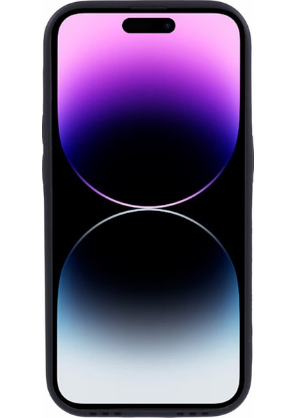 Apple iPhone 14 Pro Max Case Şık Pu Deri+Tpu Cep Telefonu Arka Kapak Black (Yurt Dışından)