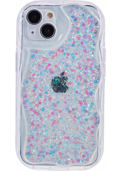 Apple Apple iPhone 13 Case Epoxy Telefon Kapağı Için Jtw Serisi Glitter Sequins Decor-White (Yurt Dışından) fiyatları