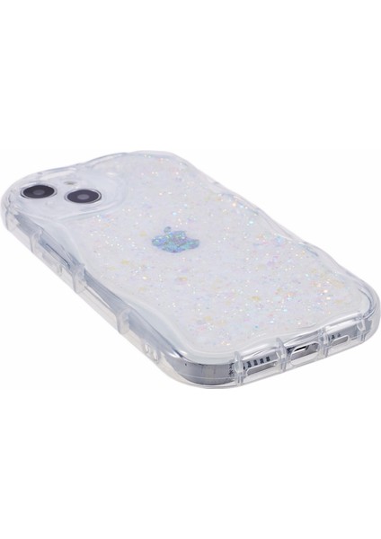 Apple Apple iPhone 13 Case Epoxy Telefon Kapağı Için Jtw Serisi Glitter Sequins Decor-White (Yurt Dışından) fırsatları