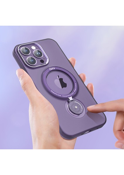 Magsafe Pc+Tpu Telefon Kapak Black ile Uyumlu Apple iPhone 14 Pro Max Case Için Kickstand Case (Yurt Dışından) modelleri