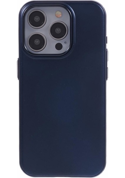 Apple iPhone 14 Pro Magnetic Telefon Kılıfı Için Magsafe Anti-Sracratch-Dark Blue ile Uyumlu (Yurt Dışından)