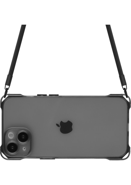 Apple iPhone 14 Plus Için Vaka Şok Geçirmez Tpu Cep Telefonu Kapak Kabuğu Asılı Ip-Siyah (Yurt Dışından)