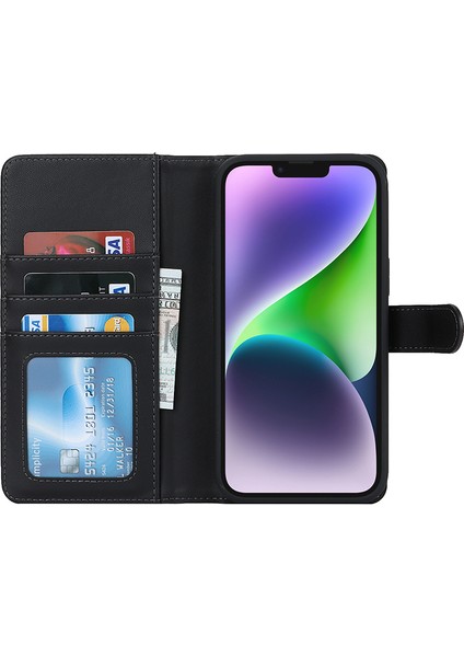 Magsafe Pu Deri Deri Flip Cover-Black ile Uyumlu Apple iPhone 14 Plus Kılıfı Için Çıkarılabilir Telefon Kılıfı (Yurt Dışından) fiyatları