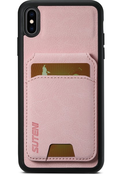 Apple iPhone X/xs Için 5.8 Inç Litchi Doku Kılıf Pu Deri+Tpu Dikey Flip Telefon Kapak Pembe (Yurt Dışından)