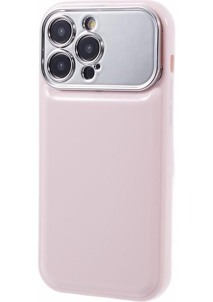Hyt Serisi Apple iPhone 13 Pro Case Electleclating Lens Çerçevesi Şeker Renk Tpu Kapağı (Hassas Kesim) -Pink (Yurt Dışından)