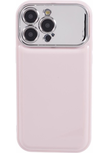 Hyt Serisi Apple iPhone 13 Pro Case Electleclating Lens Çerçevesi Şeker Renk Tpu Kapağı (Hassas Kesim) -Pink (Yurt Dışından)