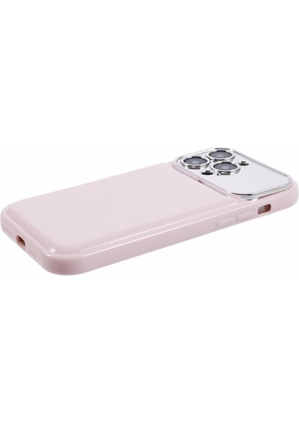 Hyt Serisi Apple iPhone 13 Pro Case Electleclating Lens Çerçevesi Şeker Renk Tpu Kapağı (Hassas Kesim) -Pink (Yurt Dışından)