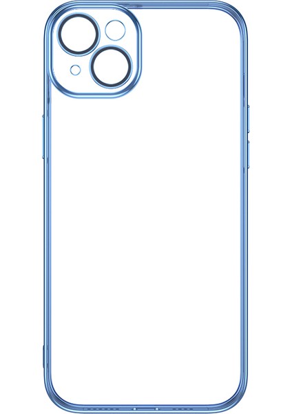 Apple iPhone 14 Plus Içinartı Net Kasa Elektro-Örtü Tpu Telefon Kapak-Mavi (Yurt Dışından)