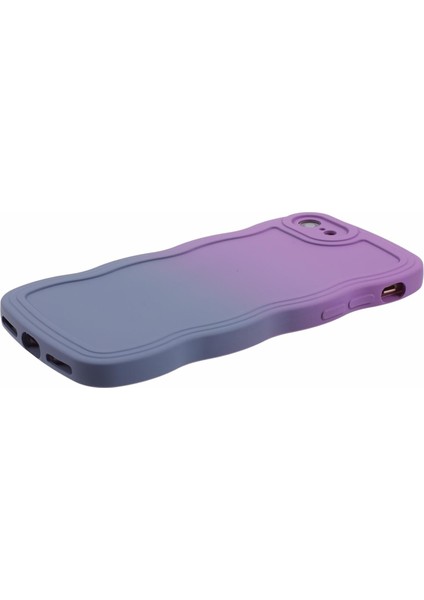 Apple iPhone 7/8 Için Jtw Serisi (Tpu Kılıf Dalgalı Kenar Çift Renkli Telefon Geri Kapak Morası+Lavanta Gri (Yurt Dışından) fırsatları