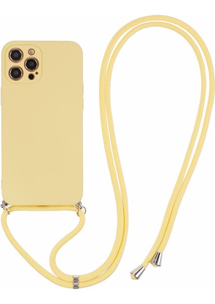 Apple iPhone 12 Pro Case Fiber Astar Için Yumuşak Tpu Telefon Kapağı Uzun Kömeli Sarı ile (Yurt Dışından)