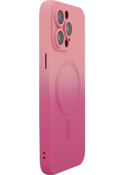 Apple iPhone 13 Pro Magnetic Case Silikon Telefon Kapak-Pink+Gül Için Enaky (Yurt Dışından)