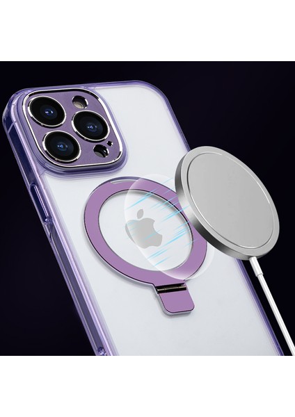 Apple iPhone 13 Pro 6.1 Inç Kickstand Case Için Magsafe Tpu+Pc Slim Telefon Koruyucusu-Tüketim ile Uyumlu (Yurt Dışından)