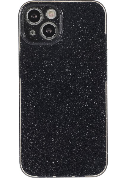 Apple iPhone 13 6.1 Inç Kasa Parıltılı Toz Yumuşak Tpu Anti-Drop Jelly Telefon Kapak Black (Yurt Dışından)
