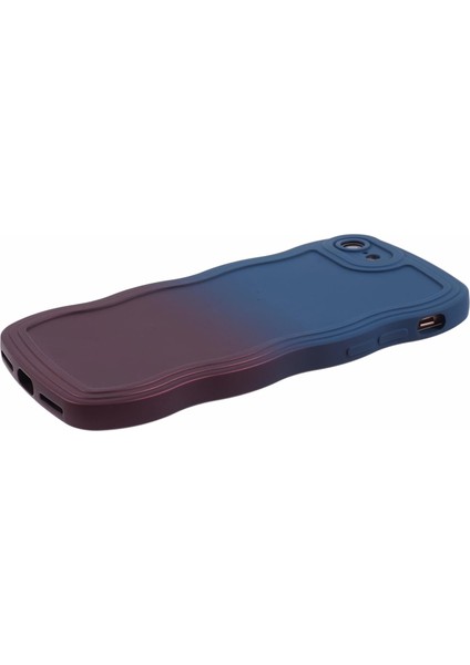 Apple iPhone 7/8 Için Jtw Serisi (Tpu Kılıf Dalgalı Kenar Çift Renkli Telefon Geri Kapak Sapfire+Koyu Mor (Yurt Dışından) fırsatları
