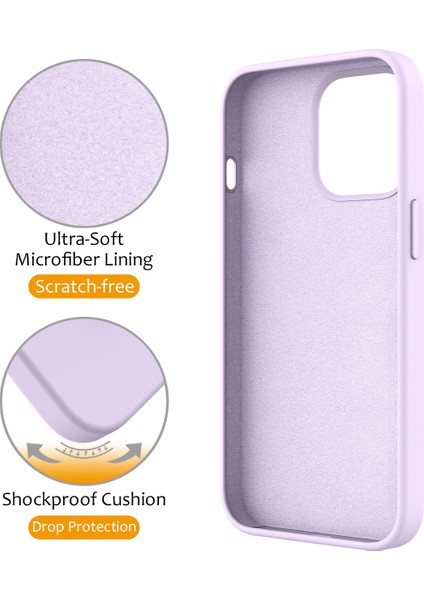 Apple iPhone 14 Pro Magnetic Case Kickstand Anti-Drop Pc+Silikon Kapak-Moral (Yurt Dışından)
