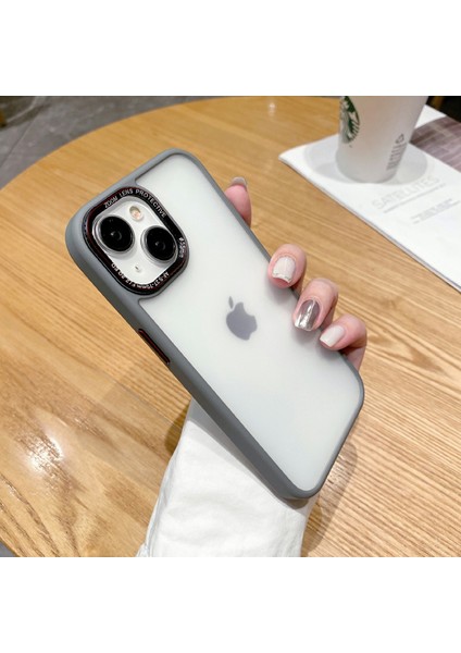Apple iPhone 14 Plus Için Case Bump Geçirmez Cep Telefonu Tpu+Pc Kapak-Grey (Yurt Dışından)