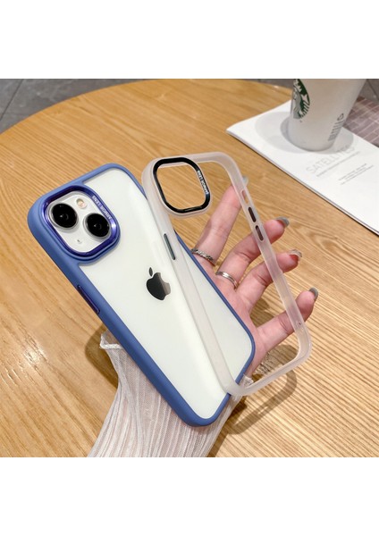 Apple iPhone 14 Plus Için Case Telefon Metal Lens Çerçeve Yumru Kanıtı Tpu+Pc Kapak Mavisi (Yurt Dışından) indirimleri