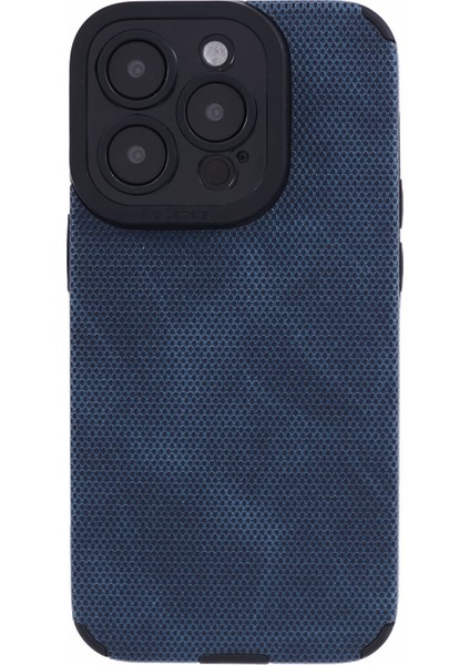 Apple iPhone 13 Pro Max Case Tpu+Pu Deri Şok Emici Kapak-Mavi Için Morandi Stil (Yurt Dışından)
